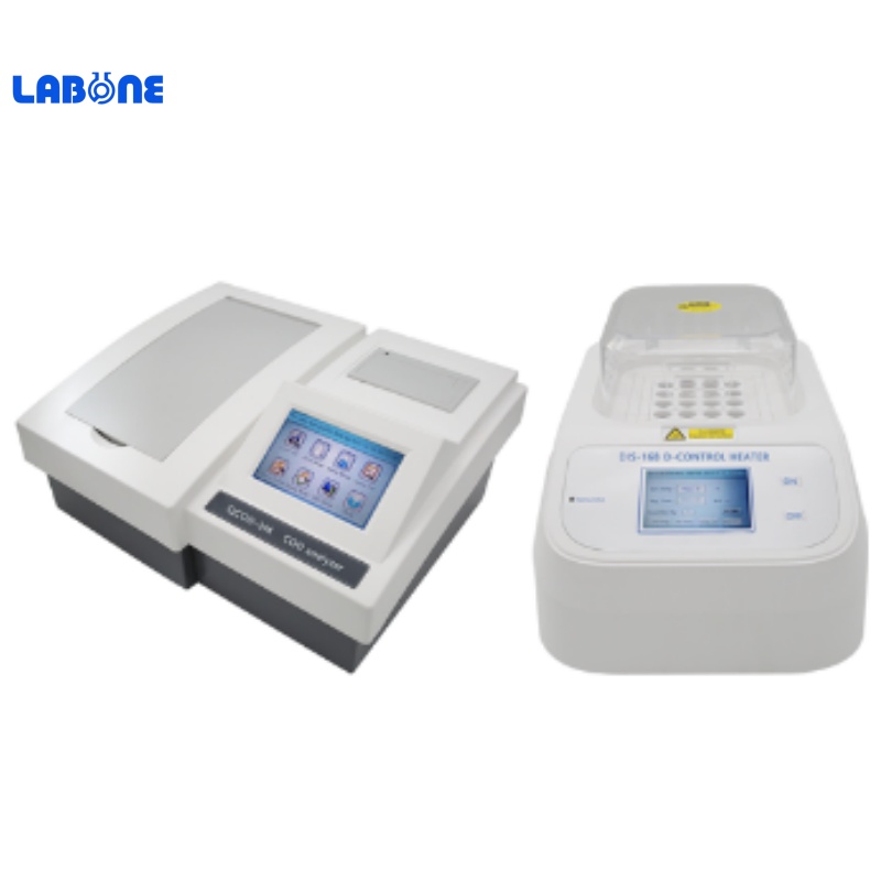 QCOD-3M COD Rapid Digestion Analyzer Dual Touch Screen Host & Digester Bilingual Operation 1000 Groups Data Storage Lab Use